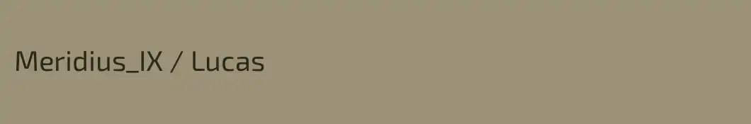 Meridius_IX / Lucas